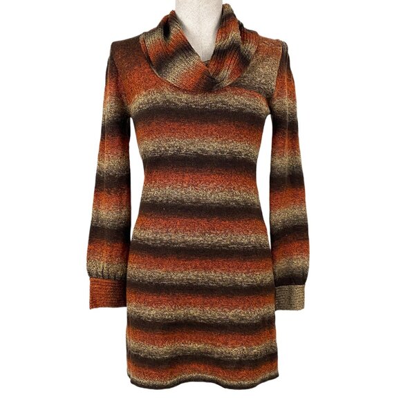 2000s autumn vibe mini sweater dress - Picture 1 of 4